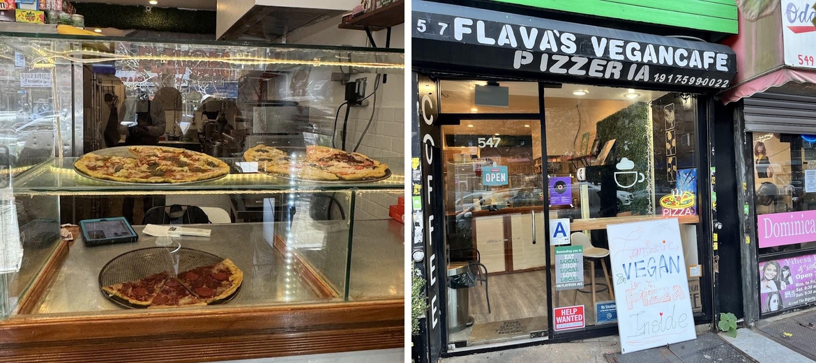 Flava's vegan Pizzeria & Cafe Menu