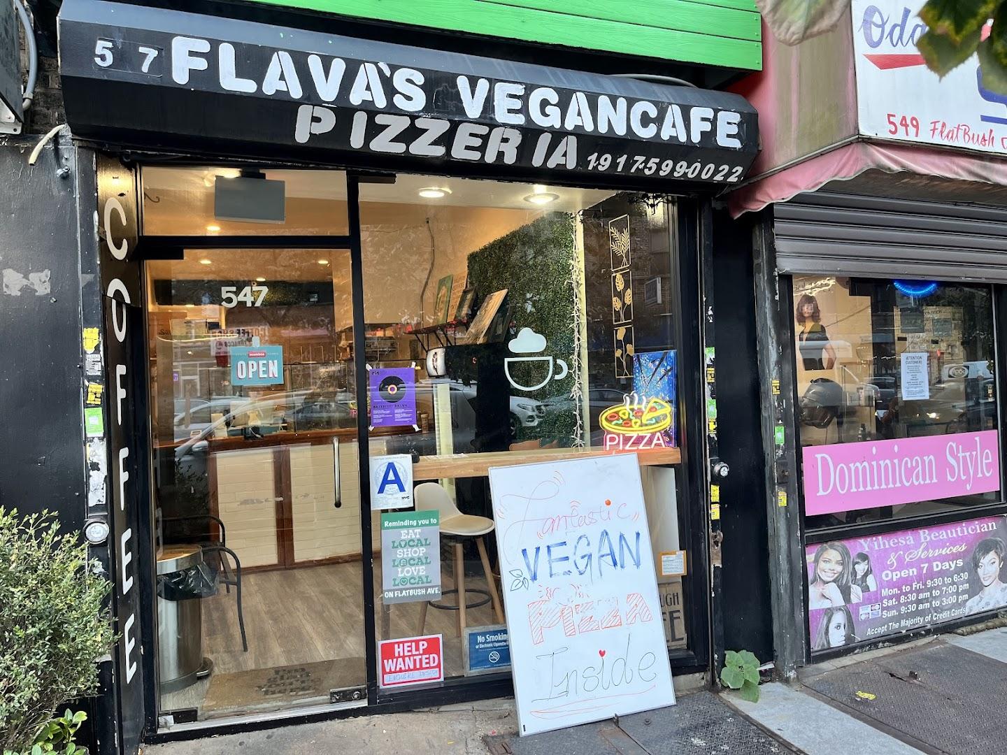 Flava's vegan Pizzeria & Cafe
